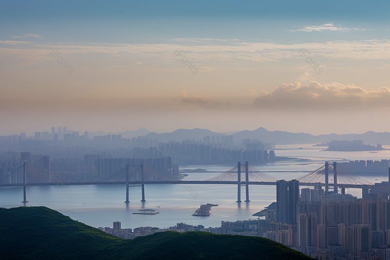珠海特色建筑城市大桥设计,高清,摄影图,摄影图片,图片大全,摄影图免费下载